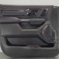 RAM 1500 2020-2026 DOOR TRIM DT, LH FRONT, LEATHER, BLACK, 12/20-