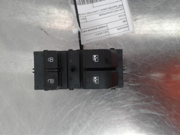 LDV DELIVER 9 07/2020-2024 POWER WINDOW RIGHT FRONT MASTER SWITCH