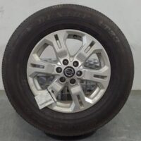 NISSAN NAVARA 2020-2025 WHEEL ALLOY NP300, FACTORY, 17X7IN, 6 SPOKE, SILVER, 12/