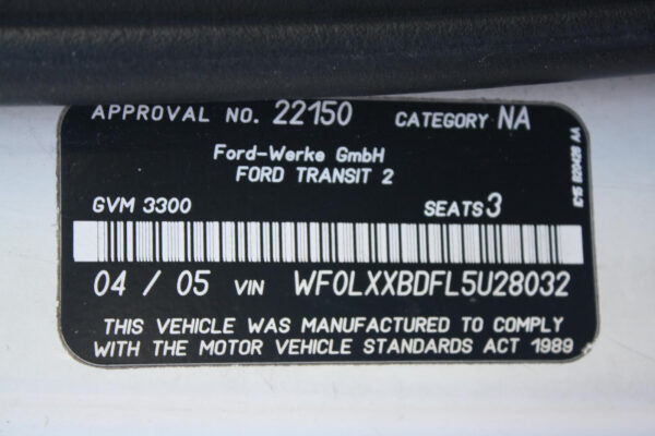 FORD TRANSIT 2000-2006 TIMING BELT/CHAIN VH-VJ 10/00-08/06 - Image 10
