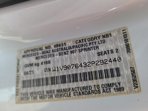MERCEDES SPRINTER BUMP STOPS VS30, 05/18- 18 19 20 21 22 23 24 - Image 12