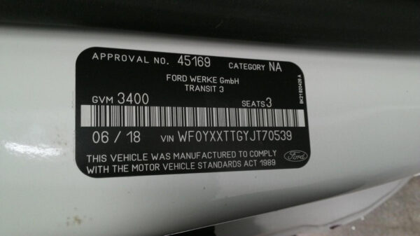 FORD TRANSIT CUSTOM VN 09/2013-08/2023 FRONT BRAKE DISC - Image 12