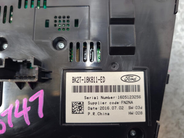 FORD TRANSIT VO 02/2014-04/2019 DASH RADIO CONTROL PANEL/CONTROL UNIT - Image 4