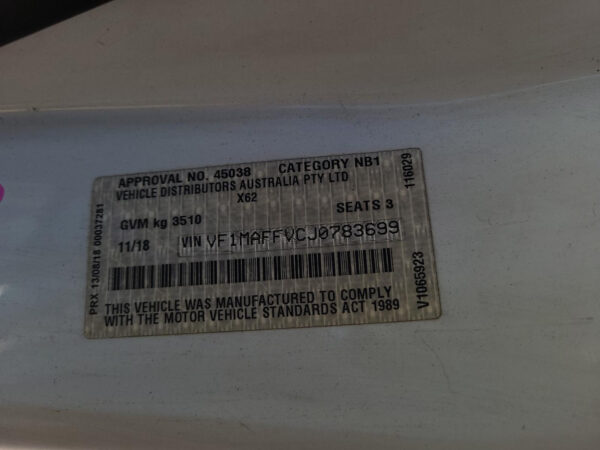 RENAULT MASTER 2011-2024 ECU BODY CONTROL MODULE, 2.3, DIESEL, X62, 09/11- - Image 12
